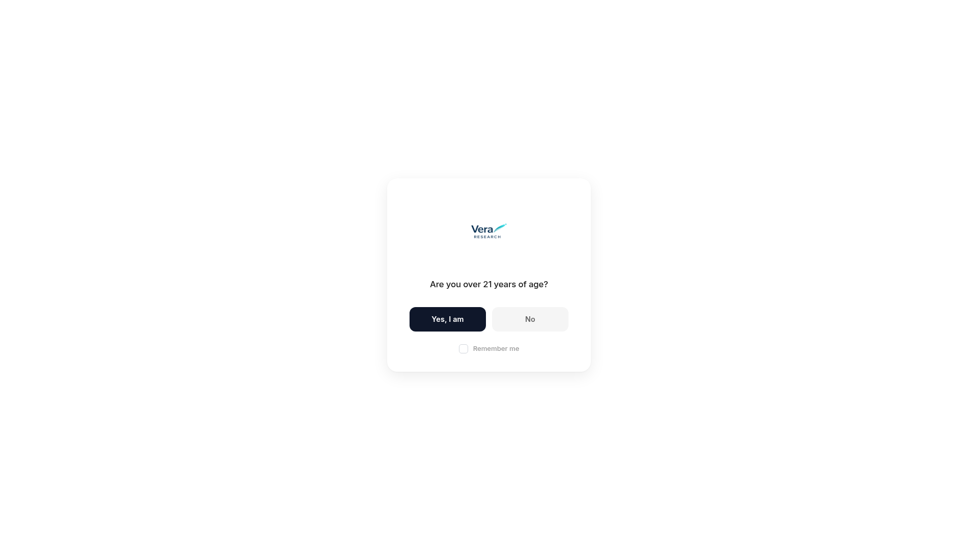 Vera Research website preview